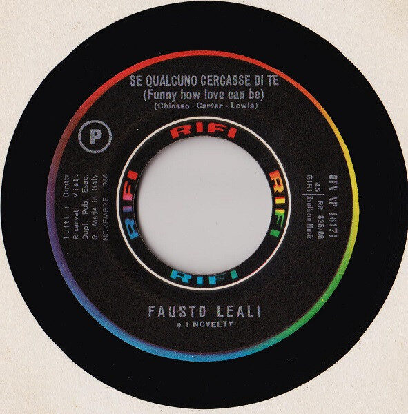 Fausto Leali E I Suoi Novelty – A Chi (Single) – Bild 4