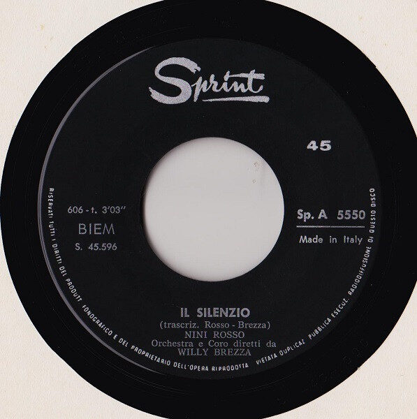 Nini Rosso – Il Silenzio (7", RE) – Bild 3