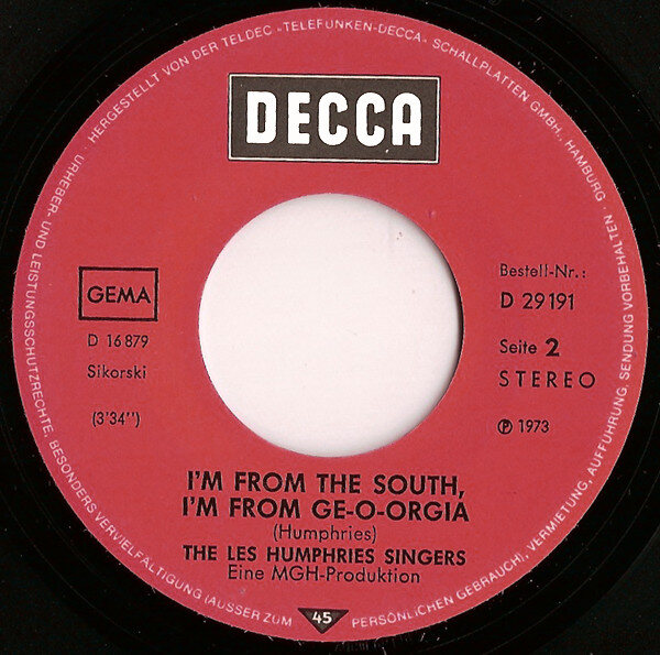 The Les Humphries Singers* – Mama Loo (Single) – Bild 4