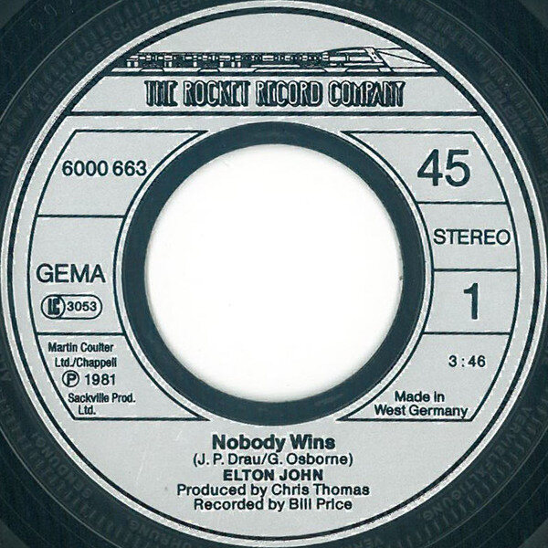 Elton John – Nobody Wins (Single) – Bild 3
