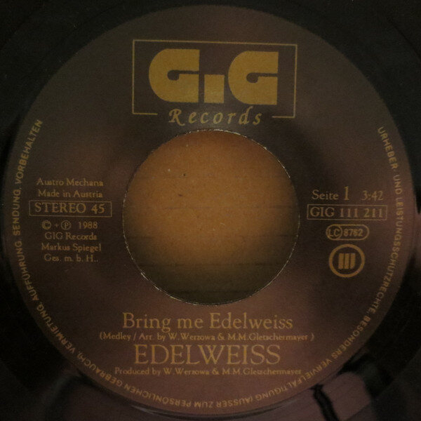 Edelweiss – Bring Me Edelweiss (Single) – Bild 3