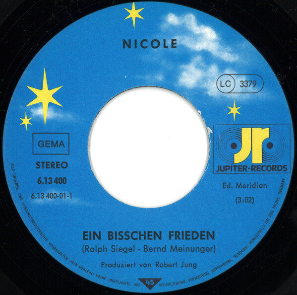 Nicole (2) – Ein Bißchen Frieden (Single) – Bild 3