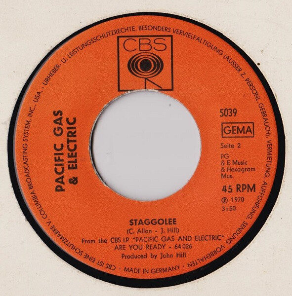 Pacific Gas & Electric – Are You Ready (Single) – Bild 4