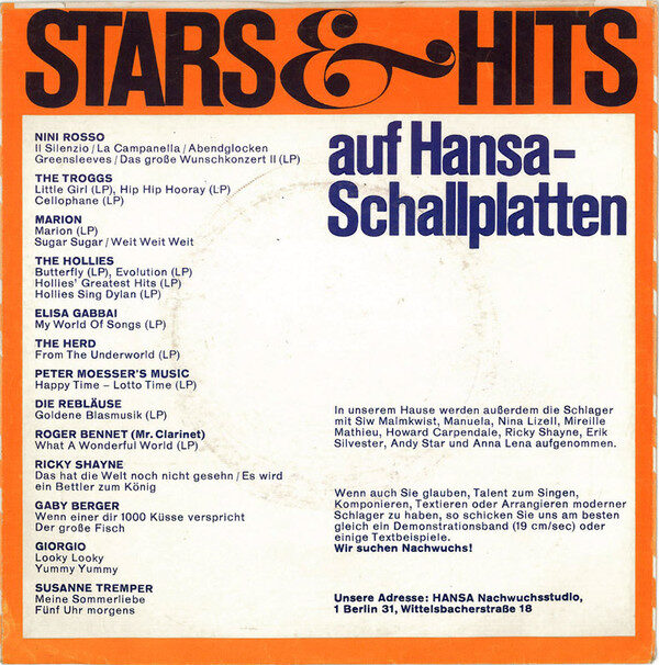 The Tee-Set* – Ma Belle Amie / The Angels Coming (In The Holy Night) (Single) – Bild 2