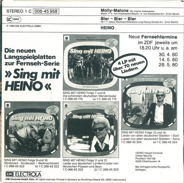 Heino – Molly-Malone (Single) – Bild 2