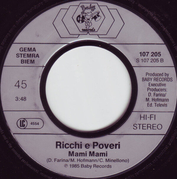Ricchi & Poveri* – Se M'Innamoro (Single) – Bild 4