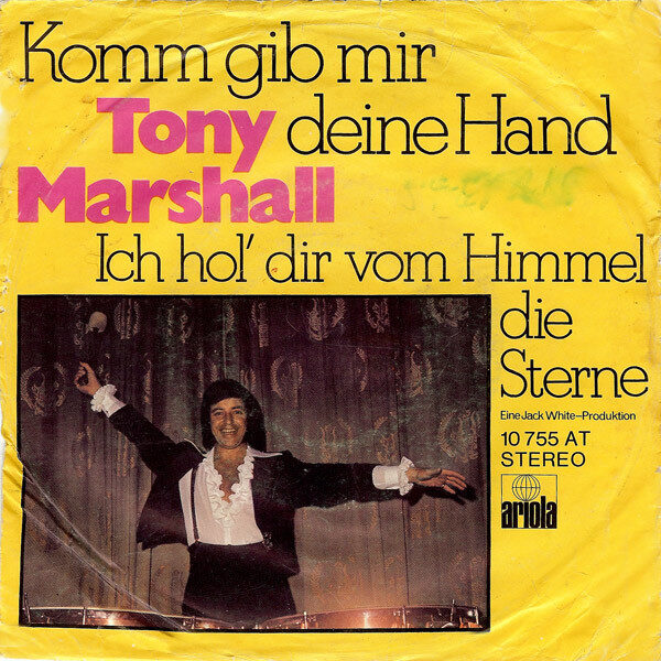 Tony Marshall – Komm Gib Mir Deine Hand (Single) – Bild 1