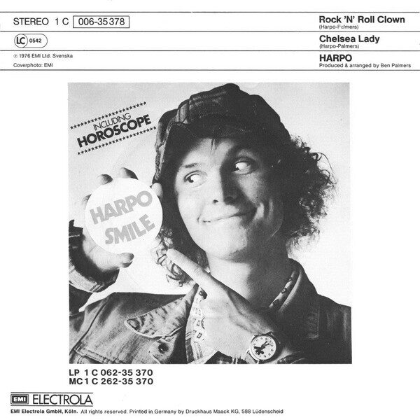 Harpo – Rock 'N' Roll Clown (Single) – Bild 2