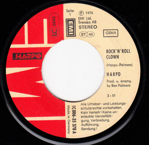 Harpo – Rock 'N' Roll Clown (Single) – Bild 3