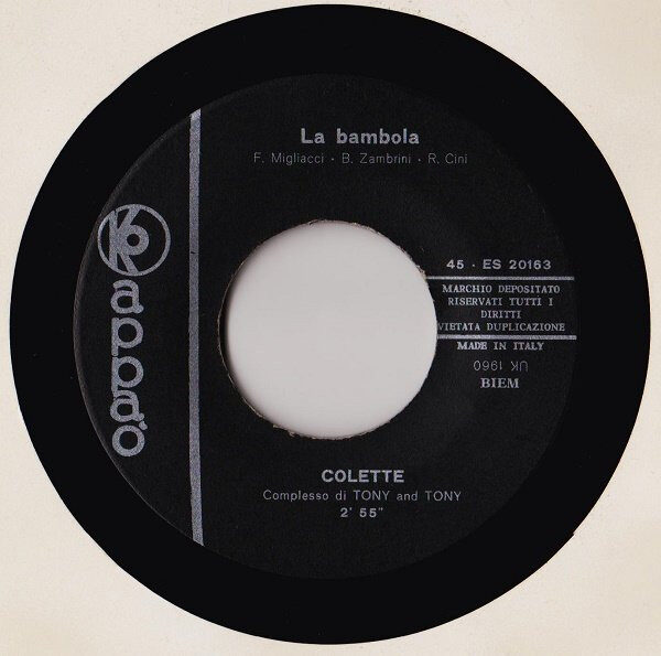 Colette (10) – La Bambola (7") – Bild 3