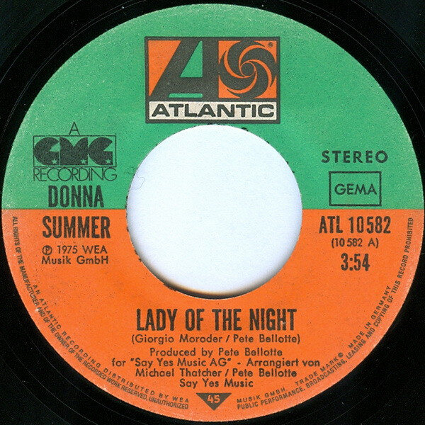Donna Summer – Lady Of The Night (Single) – Bild 2