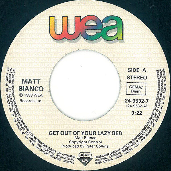 Matt Bianco – Get Out Of Your Lazy Bed (Single) – Bild 3