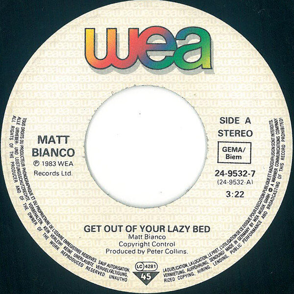 Matt Bianco – Get Out Of Your Lazy Bed (Single) – Bild 3