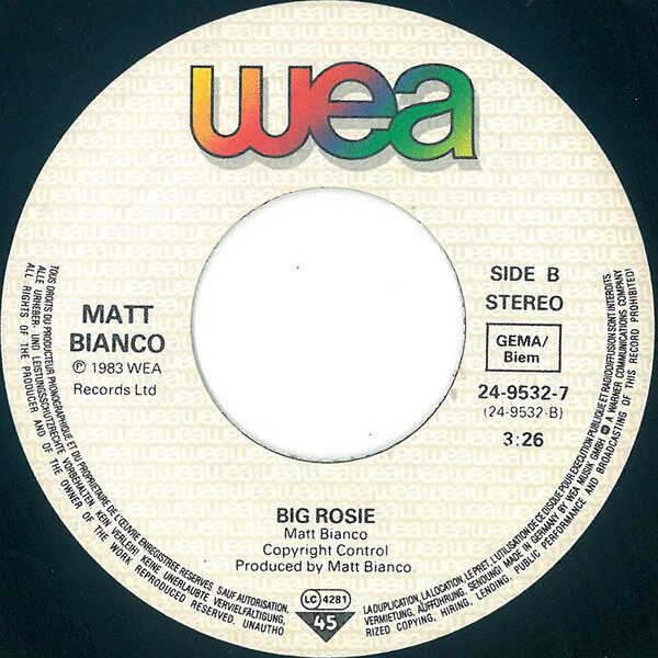 Matt Bianco – Get Out Of Your Lazy Bed (Single) – Bild 4