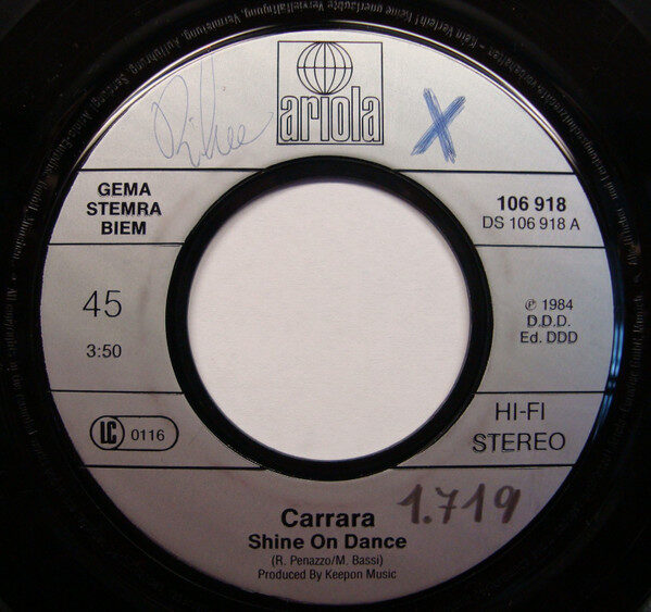 Carrara – Shine On Dance (Single) – Bild 3
