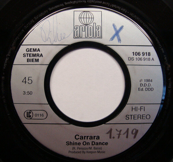 Carrara – Shine On Dance (Single) – Bild 3