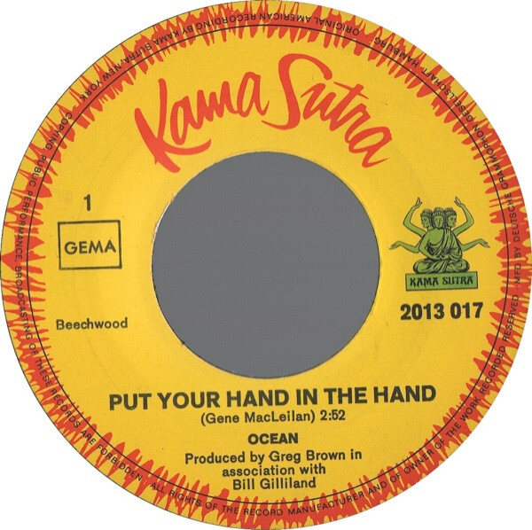 Ocean (3) – Put Your Hand In The Hand (Single) – Bild 3