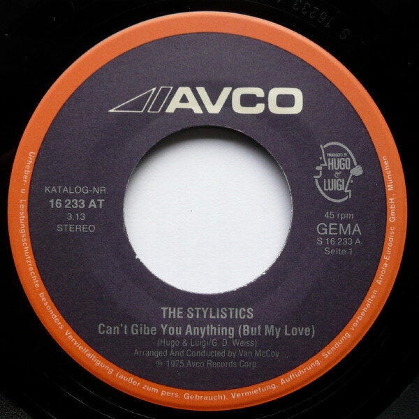 The Stylistics – Can't Give You Anything (But My Love) (Single) – Bild 3