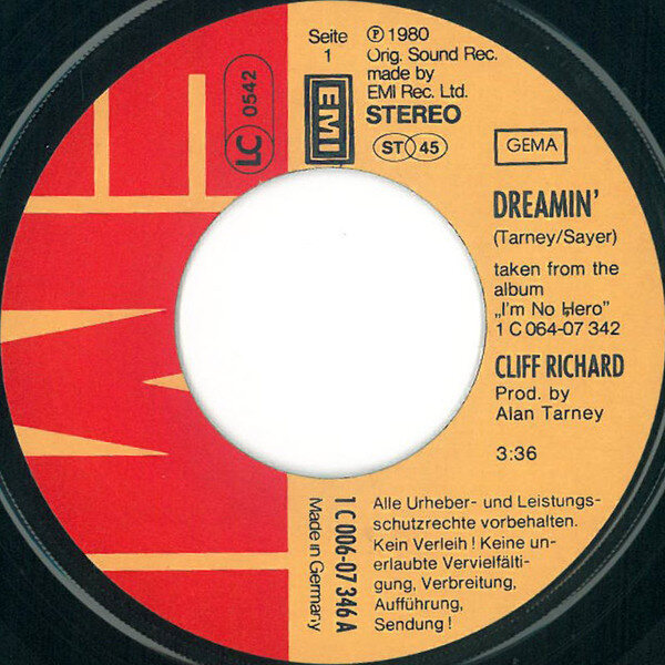 Cliff Richard – Dreamin' (Single) – Bild 3