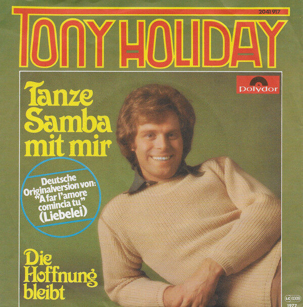 Tony Holiday – Tanze Samba Mit Mir (Single) – Bild 1