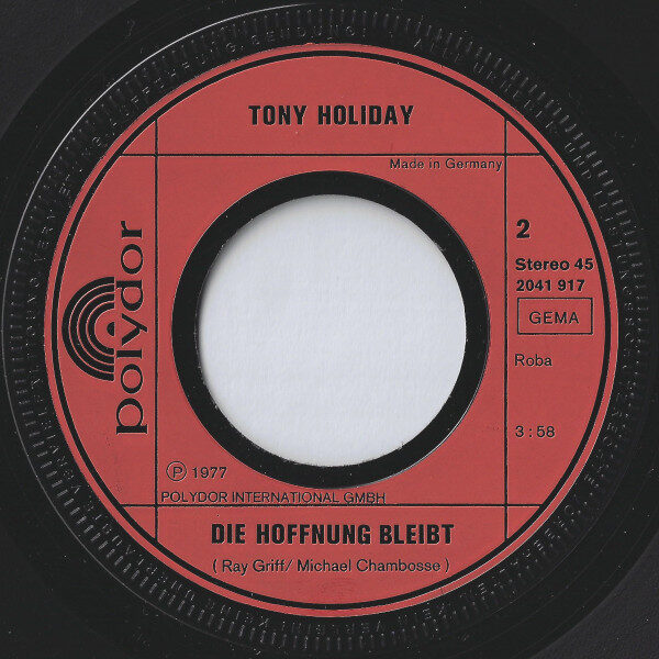 Tony Holiday – Tanze Samba Mit Mir (Single) – Bild 4