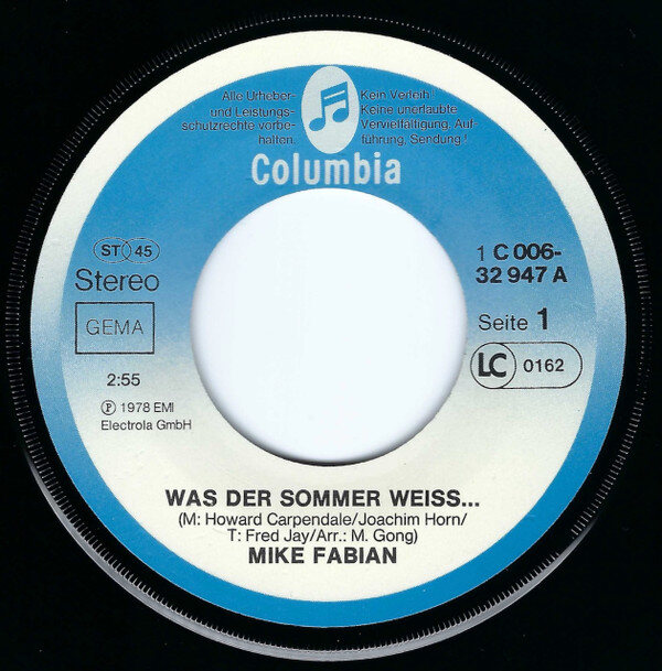 Mike Fabian – Was Der Sommer Weiss... (Single) – Bild 3