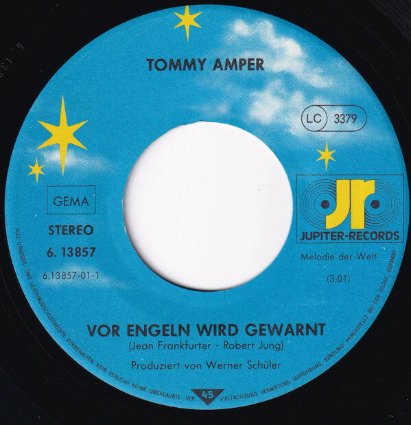 Tommy Amper – Vor Engeln Wird Gewarnt (7", Promo) – Bild 3