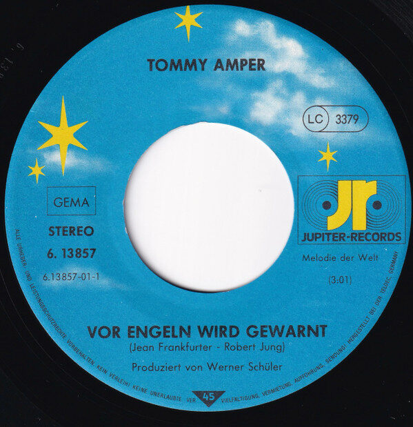 Tommy Amper – Vor Engeln Wird Gewarnt (7", Promo) – Bild 3