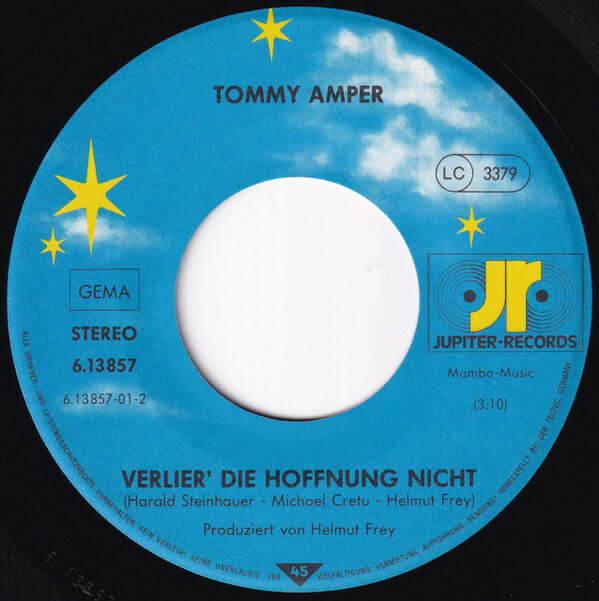 Tommy Amper – Vor Engeln Wird Gewarnt (7", Promo) – Bild 4
