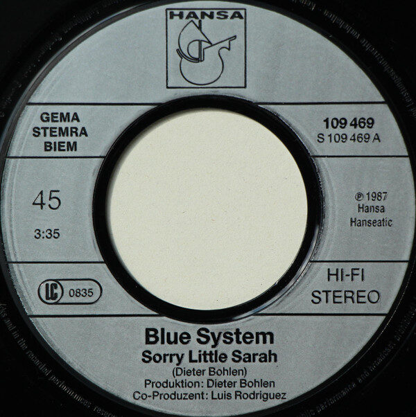 Blue System – Sorry Little Sarah (Single) – Bild 3