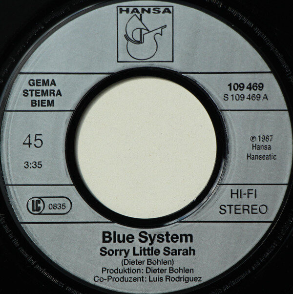 Blue System – Sorry Little Sarah (Single) – Bild 3