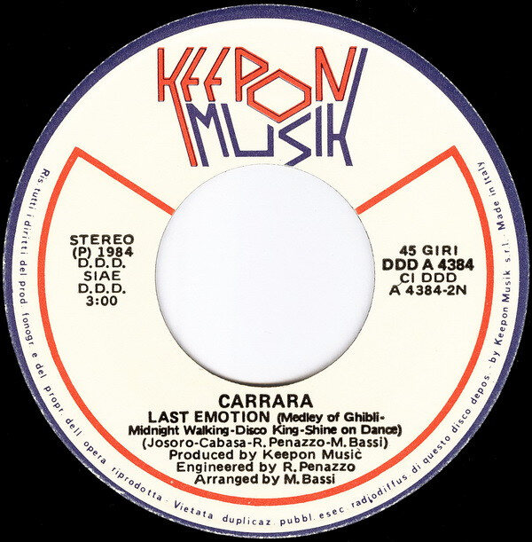 Carrara – Shine On Dance (7") – Bild 4