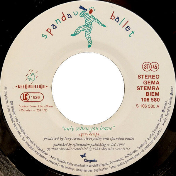 Spandau Ballet – Only When You Leave (Single) – Bild 3