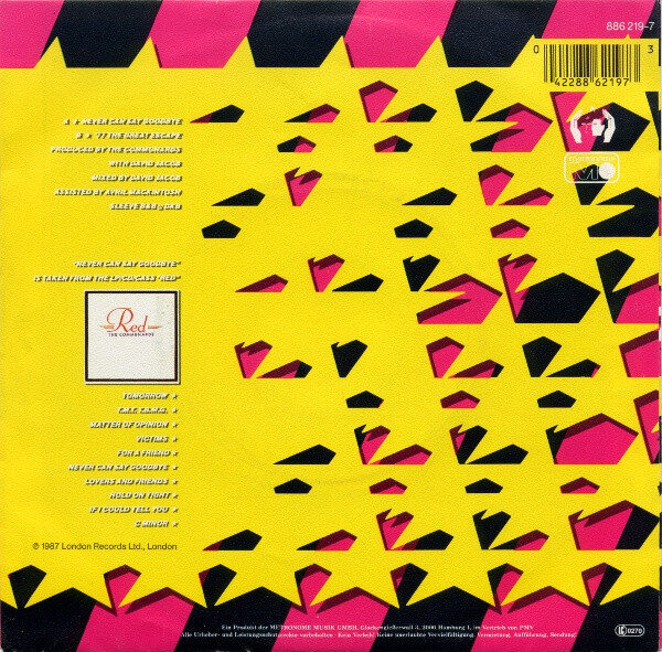 The Communards – Never Can Say Goodbye (Single) – Bild 2