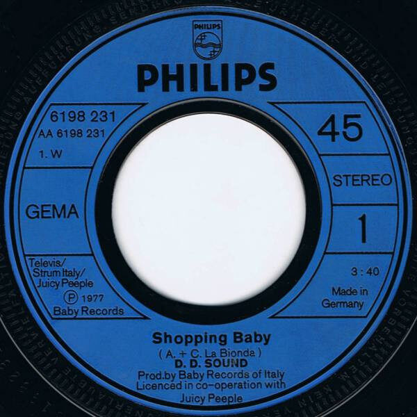 D.D. Sound – Shopping Baby / Burning Love (Single) – Bild 3