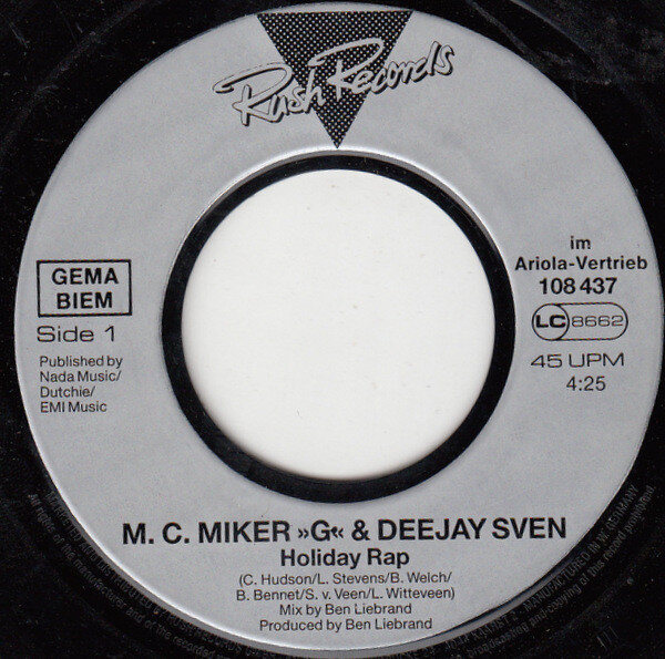 M.C.Miker"G" & Deejay Sven* – Holiday Rap (Single) – Bild 3