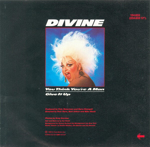 Divine – You Think You're A Man (Single) – Bild 2