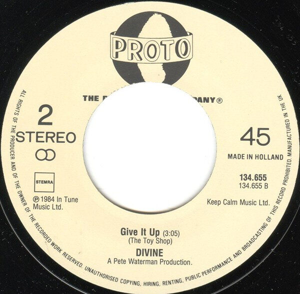 Divine – You Think You're A Man (Single) – Bild 4