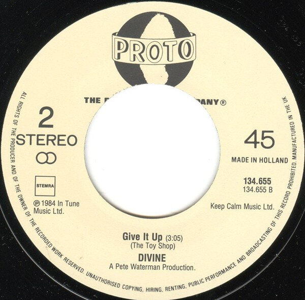 Divine – You Think You're A Man (Single) – Bild 4