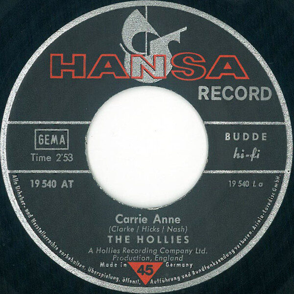 The Hollies – Carrie Anne / Signs That Will Never Change (Single) – Bild 3