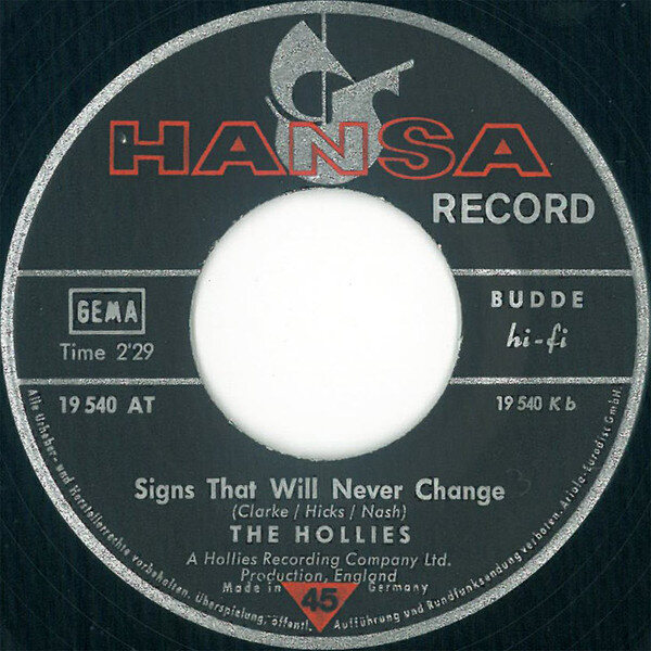 The Hollies – Carrie Anne / Signs That Will Never Change (Single) – Bild 4