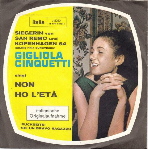 Gigliola Cinquetti – Non Ho L'età (Single) – Bild 2