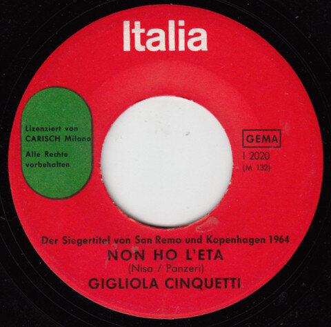 Gigliola Cinquetti – Non Ho L'età (Single) – Bild 3