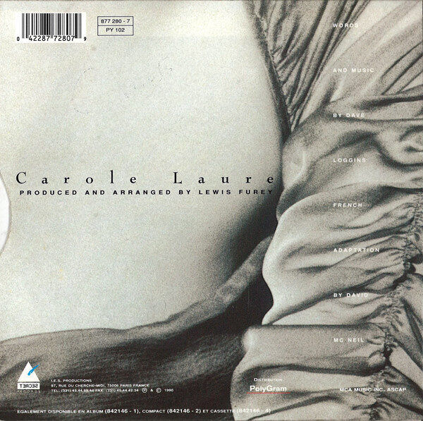 Carole Laure – Anybody With The Blues / Y'a Qu'celle (Single) – Bild 2