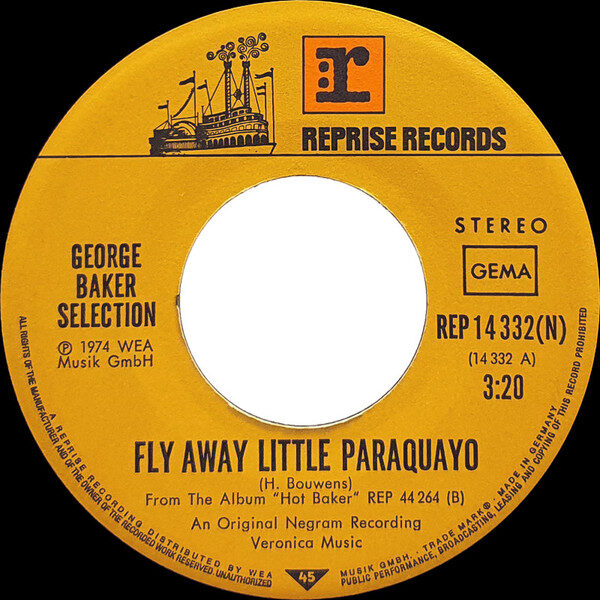 George Baker Selection – (Fly Away) Little Paraquayo (Single) – Bild 3