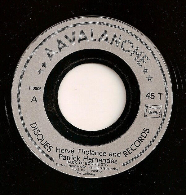 Patrick Hernandez And Hervé Tholance – Back To Boogie (Single) – Bild 3