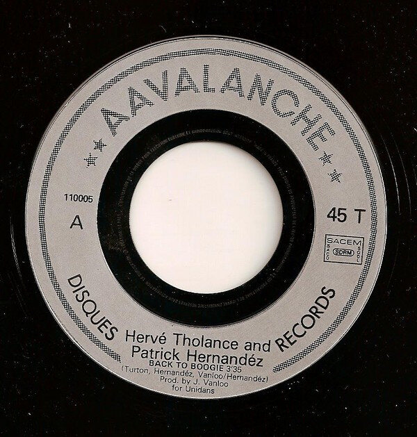 Patrick Hernandez And Hervé Tholance – Back To Boogie (Single) – Bild 3