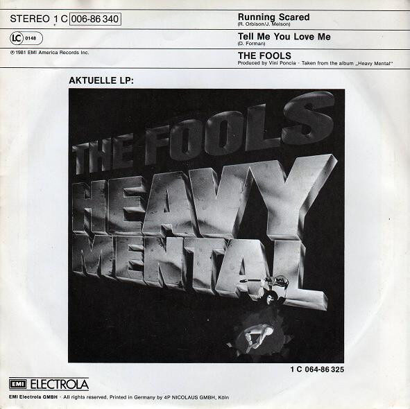 The Fools – Running Scared (Single) – Bild 2