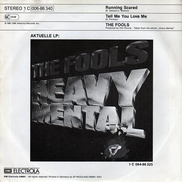 The Fools – Running Scared (Single) – Bild 2