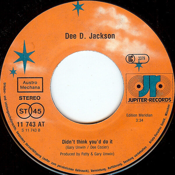 Dee D. Jackson – Automatic Lover (Single) – Bild 3